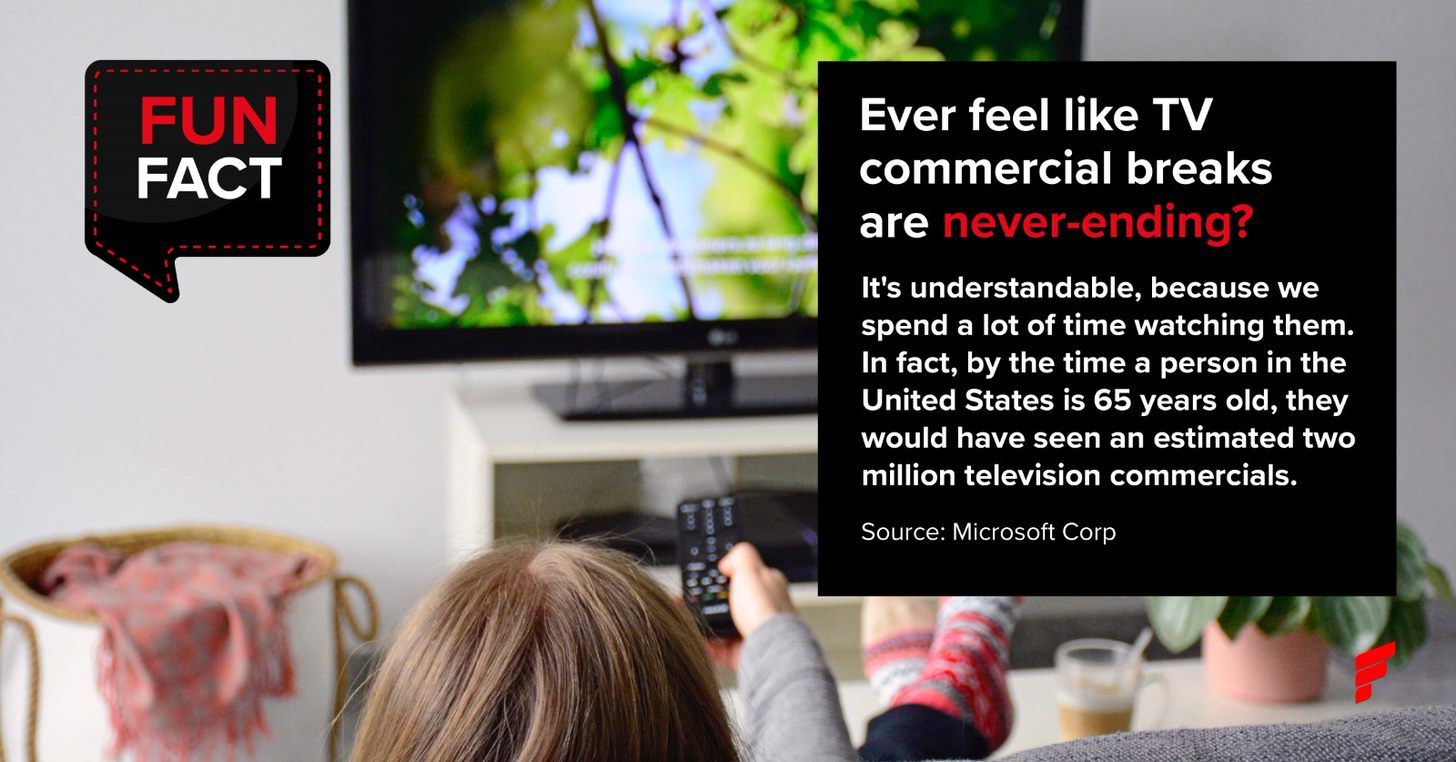 Fun fact commercial break